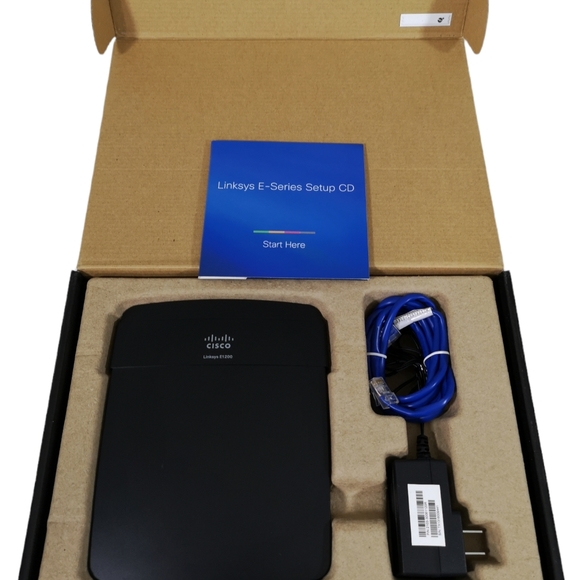 Linksys WiFi Router E1200 N300 Mbps 4-Port 10/100 Wireless Router - Picture 2 of 10